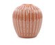Vaso em Cerâmica com Textura Listra Terracota, Terracota | WestwingNow