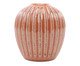 Vaso em Cerâmica com Textura Listra Terracota, Terracota | WestwingNow
