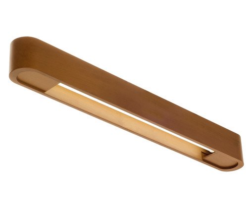 Plafon Rettangolare Castanho Castanho Claro Bivolt, Marrom | WestwingNow