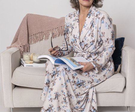 Robe Longo Floral Blue | Westwing