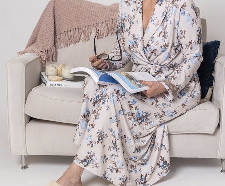 Robe Longo Floral Blue | Westwing
