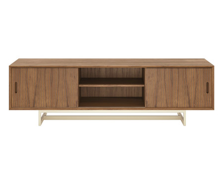 Rack Friso 80 cm Castanho e Champanhe | Westwing