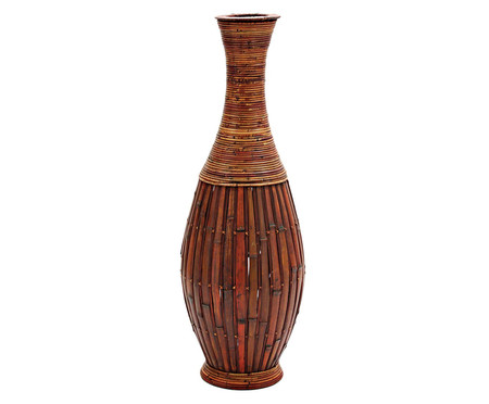 Vaso de Piso em Bambu Fruma - Marrom
