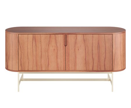 Buffet Curvo Evy Castanho e Champanhe | Westwing