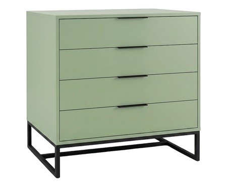 Cômoda Itzzon Verde Caruá e Preto | Westwing