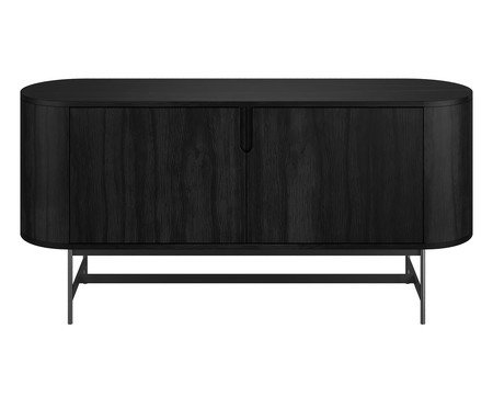 Buffet Curvo Evy Ébano e Preto | Westwing