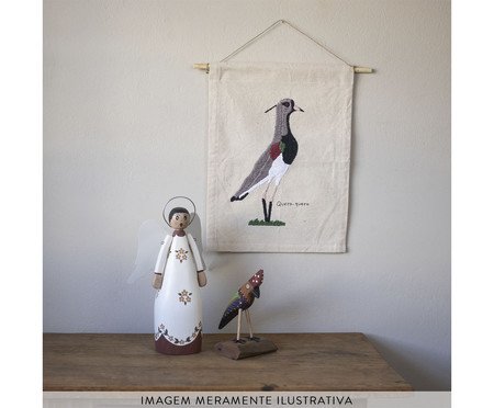 Pano Bordado de Parede Quero Quero | Westwing