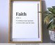 Poster Frase Faith, Preto | WestwingNow