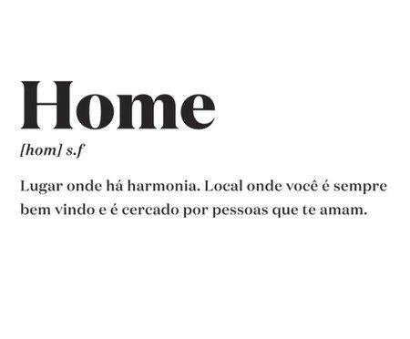 Adesivo de Parede Frase Home