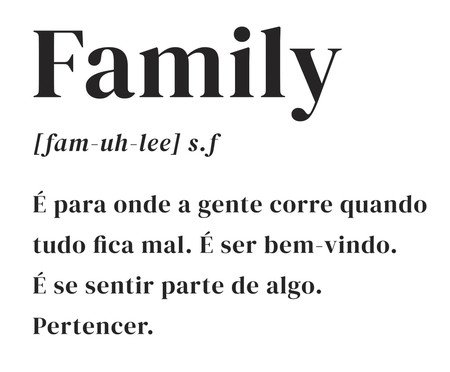 Poster Frase Family | Westwing