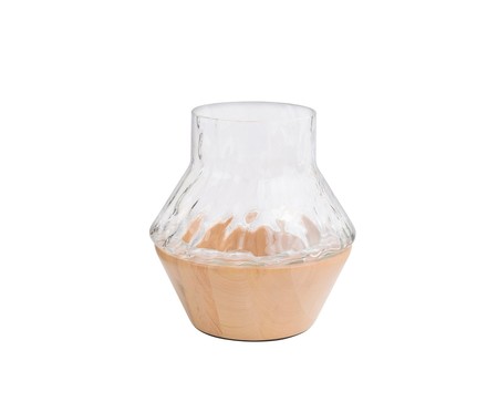 Vaso Fusion Trapézio Martelado - Natural | WestwingNow