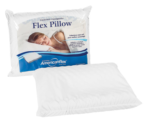 Travesseiro Flex Pillow Branco, Branco | WestwingNow