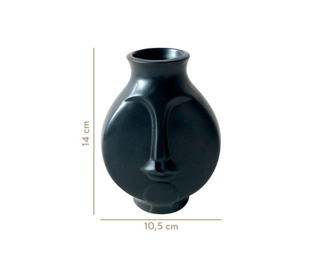 Vaso em Cerâmica Moana - Preto | WestwingNow