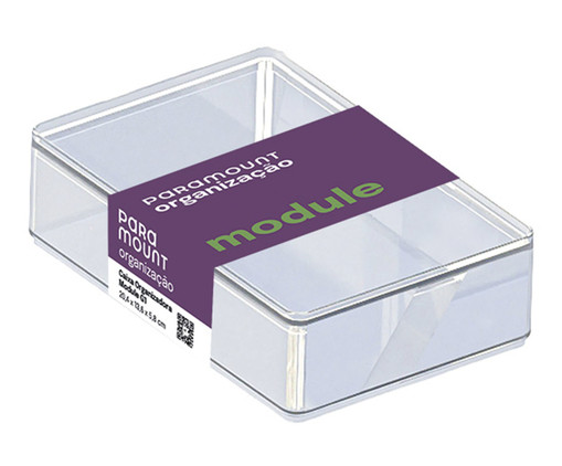 Caixa Organizadora Module I, Transparente | WestwingNow