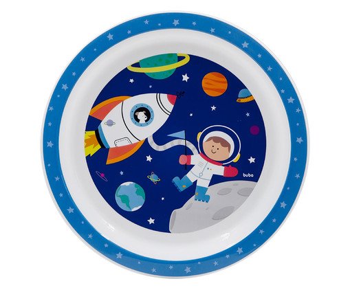 Pratinho Aventuras Astronauta Colorido, multicolor | WestwingNow