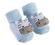 Meias Antiderrapantes com Chocalho Zebrinha Azul, multicolor | WestwingNow