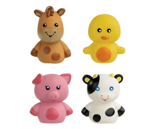Jogo de Dedoches Amiguinhos da Fazenda, multicolor | WestwingNow