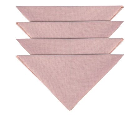 Jogo de Guardanapos Panamá Rosê | Westwing