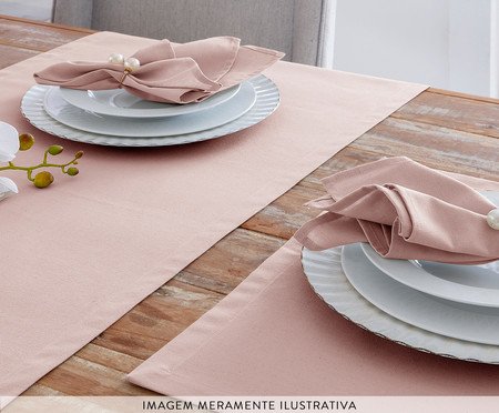 Jogo de Guardanapos Panamá Rosê | Westwing