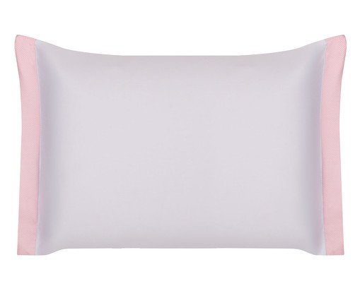 Fronha Acetinada Filetto Rosa 300 Fios, multicolor | WestwingNow