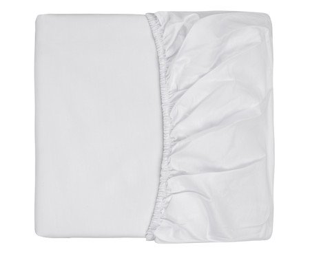 inativo_Lençol Inferior Acetinado Versailles Branco 300 Fios - Queen Size | Westwing
