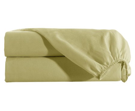 Lençol Inferior Germain Amarelo 200 Fios | Westwing