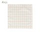 inativo_Jogo de Guardanapos Panamá Grid Coral - 45X45cm, multicolor | WestwingNow