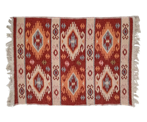 Tapete Indiano Kilim Antep Laranja, multicolor | WestwingNow