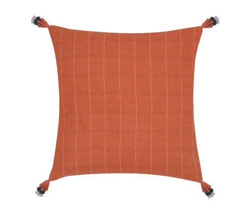 Capa de Almofada com Tassel Etnica Telha e Cinza, multicolor | WestwingNow