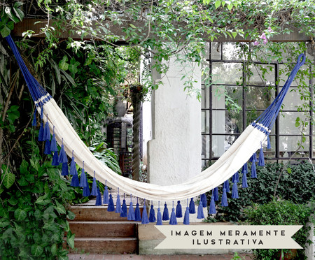 Rede para Casal com Tassel Mar Azul | WestwingNow