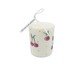 Vela Pilar Cherry Branco, Branco | WestwingNow
