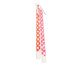 Jogo de Velas Dupla Checkboarder Vermelho e Rosa, Vermelho | WestwingNow
