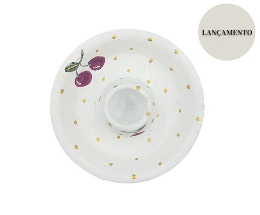 Castiçal Baixo Cherry, Colorido | WestwingNow