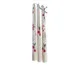 Velas para Castiçal Summer Cherry - 3 peças, white | WestwingNow