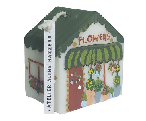 Vela Casinha Floricultura, Colorido | WestwingNow