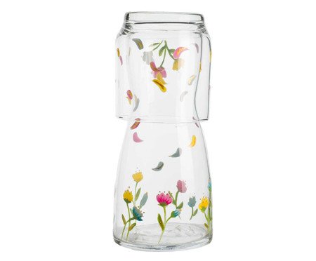 Jogo com Moringa e Copo Flowers | Westwing