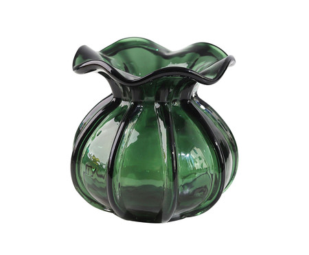 Vaso Murano Trouxinha Verde Esmeralda