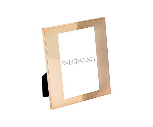 Porta-Retrato Duetto Dourado, Dourado | WestwingNow