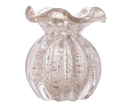 Vaso Italy Transparente e Dourado | Westwing
