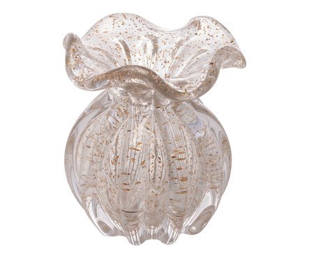 Vaso Italy Transparente e Dourado | Westwing