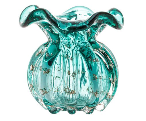 Vaso Italy Tauerete Tiffany Dourado, Verde | WestwingNow