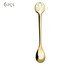 Jogo de Colheres para Café em Inox Cucchiaino Moka Kiss Gold, Dourado | WestwingNow