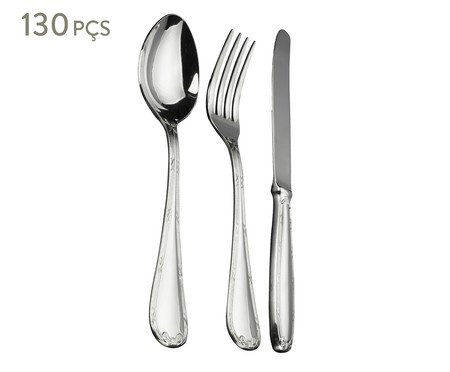 Faqueiro em Inox Croisé | Westwing