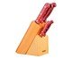 Jogo de Facas em Inox Polywood, Laranja | WestwingNow