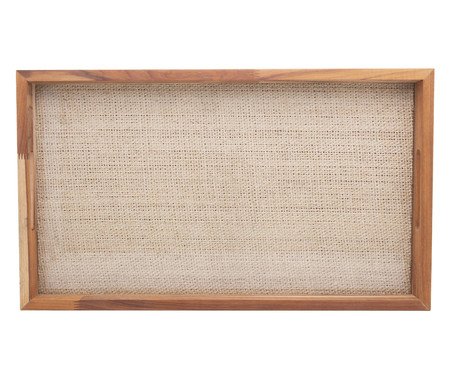 Bandeja e Fundo Teca Craft | Westwing