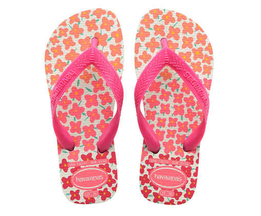 Havaianas Kids Flores Branco e Rosa, Colorido | WestwingNow