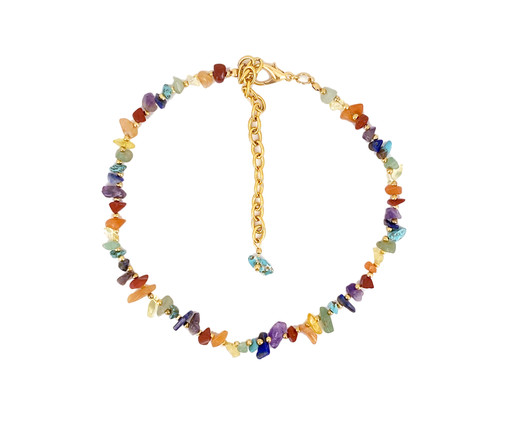 Choker Chakra Dourado, Colorido | WestwingNow