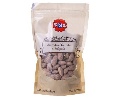 Amêndoa sem Casca Torrada e Salgada Flora - 150G | Westwing