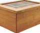 Caixa Organizadora para Chá em Bambu Ian - 21,5X9,1X16cm, Marrom | WestwingNow