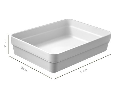 Organizador de Gavetas Laura 1 - Branco | Westwing